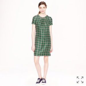 J.Crew Latticework Medallion Shift Dress- Size 6 EUC